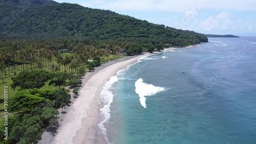 Wallpaper Mural Beautiful Tropical Beach with turquoise water, Setangi Beach Lombok Indonesia Torontodigital.ca
