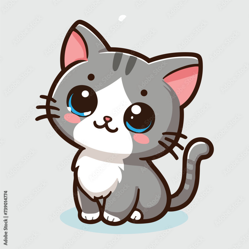 cute funny animal cartoon vector on white background cute funny animal cartoon vector on white background
