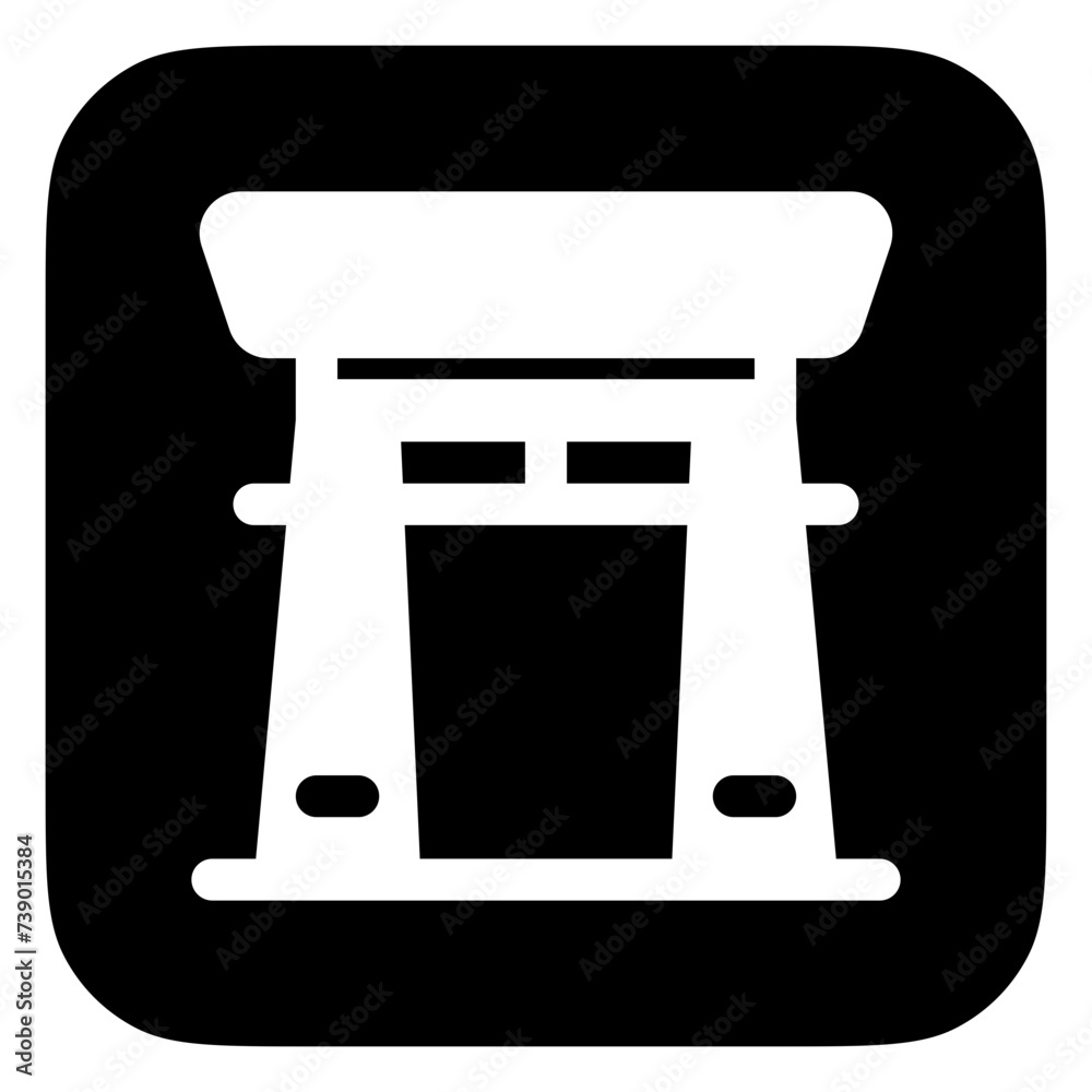 Editable shrine, gate, vector icon. Landmark, monument, religious, cultural, building, architecture. Part of a big icon set family. Perfect for web and app interfaces, presentations, infographics, etc Editable shrine, gate, vector icon. Landmark, monument, religious, cultural, building, architecture. Part of a big icon set family. Perfect for web and app interfaces, presentations, infographics, etc