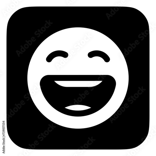 Editable happy smile expression emoticon vector icon. Part of a big icon set family. Part of a big icon set family. Perfect for web and app interfaces  presentations  infographics  etc