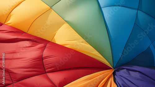 rainbow parachute background 