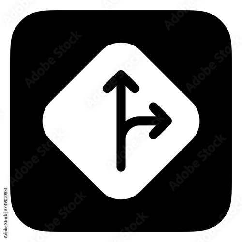 Editable road sign vector icon. Map, location, navigation. Part of a big icon set family. Perfect for web and app interfaces, presentations, infographics, etc