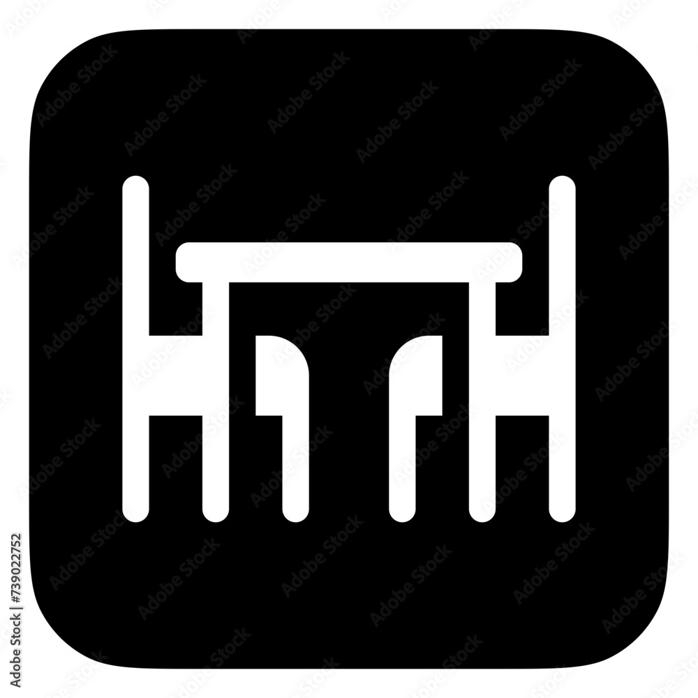 Editable dining room vector icon. Part of a big icon set family. Perfect for web and app interfaces, presentations, infographics, etc Editable dining room vector icon. Part of a big icon set family. Perfect for web and app interfaces, presentations, infographics, etc
