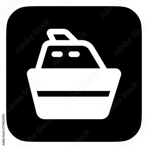 Editable cruise ship vector icon. Vehicles, transportation, travel. Part of a big icon set family. Perfect for web and app interfaces, presentations, infographics, etc