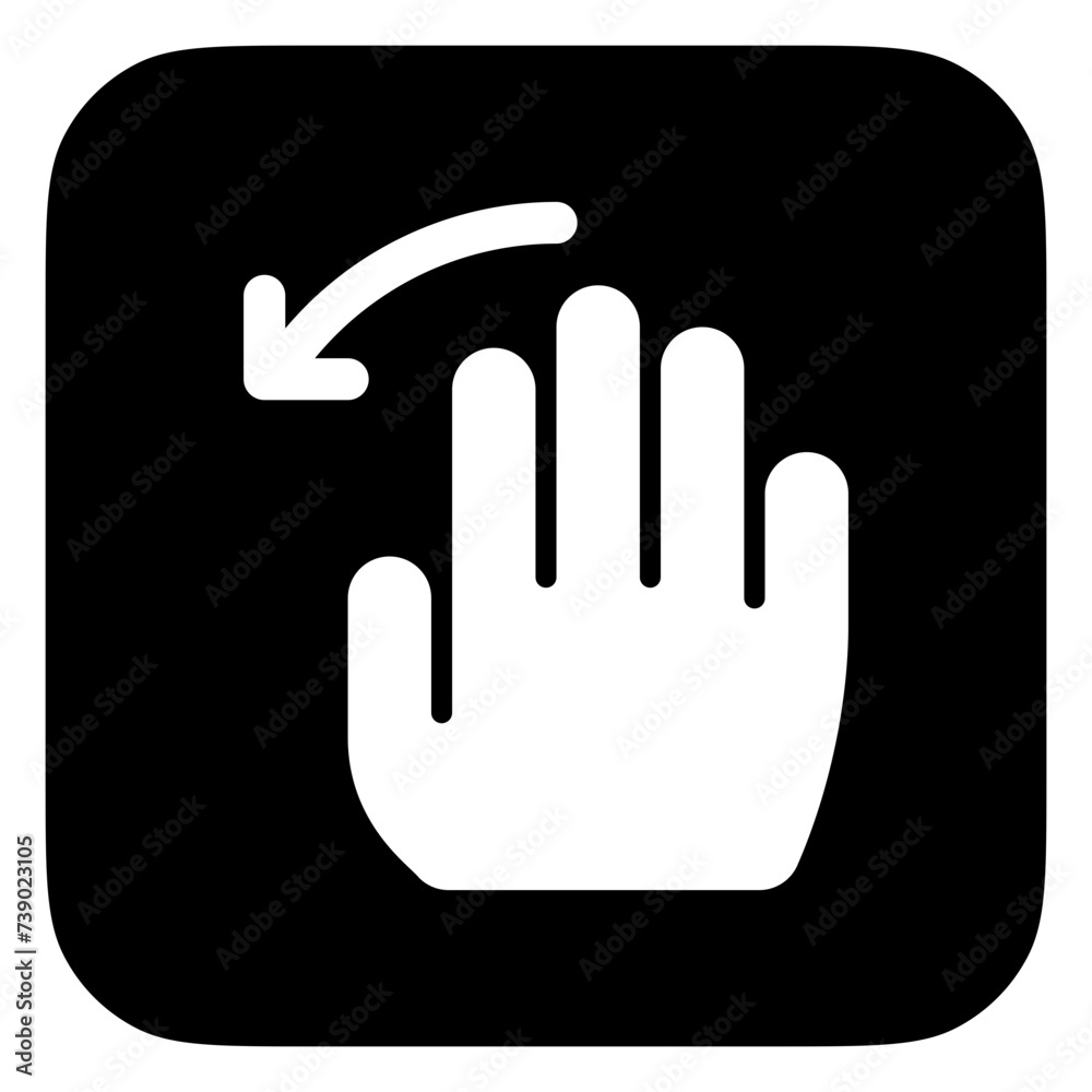 Editable hand swipe left vector icon. Part of a big icon set family. Perfect for web and app interfaces, presentations, infographics, etc Editable hand swipe left vector icon. Part of a big icon set family. Perfect for web and app interfaces, presentations, infographics, etc
