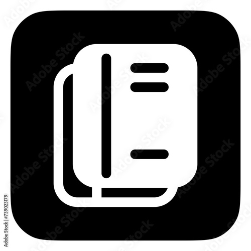 Editable books, notebooks, textbooks, journal, diary vector icon. Part of a big icon set family. Perfect for web and app interfaces, presentations, infographics, etc