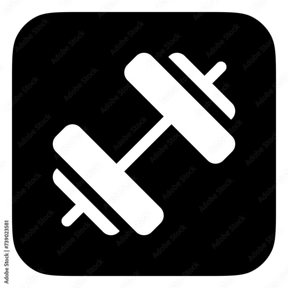 Editable dumbbell vector icon. Part of a big icon set family. Perfect for web and app interfaces, presentations, infographics, etc Editable dumbbell vector icon. Part of a big icon set family. Perfect for web and app interfaces, presentations, infographics, etc