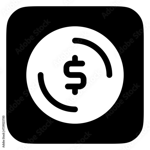 Editable dollar coin vector icon. Part of a big icon set family.  Finance  business  investment  accounting. Perfect for web and app interfaces  presentations  infographics  etc