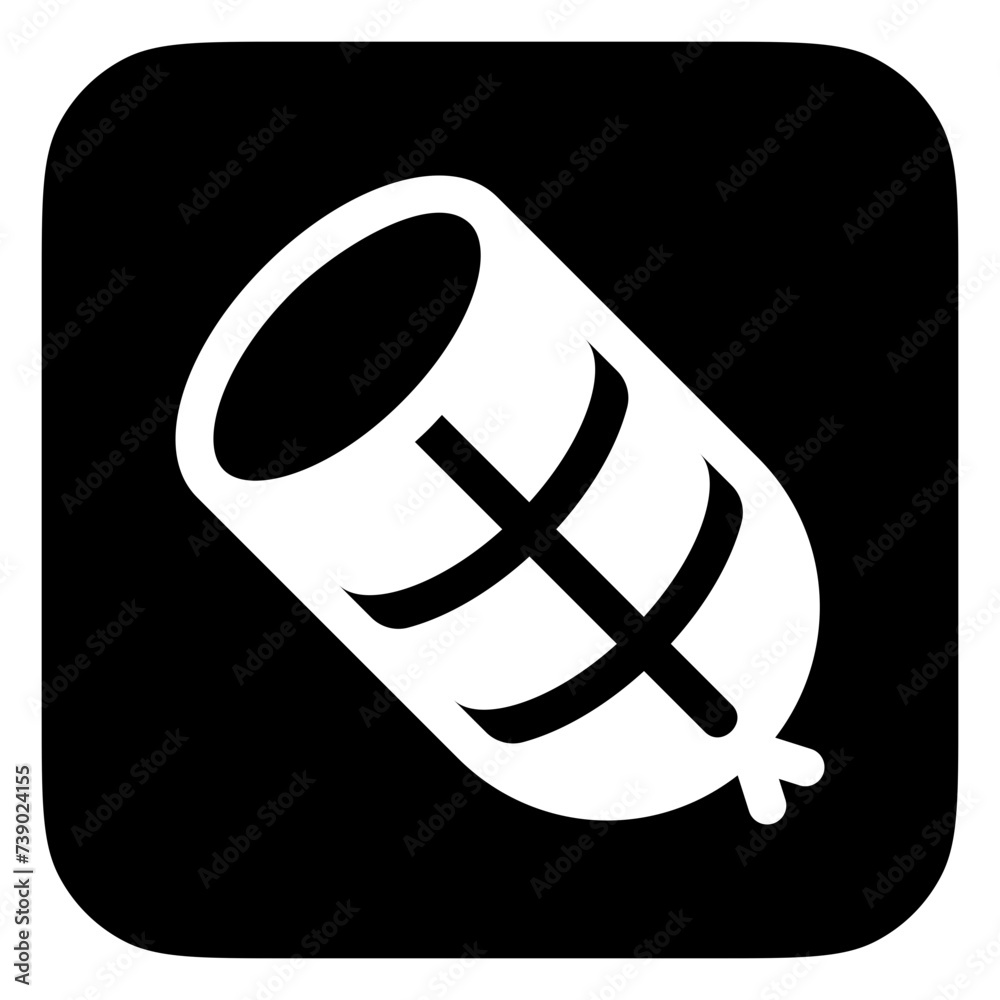 Editable salami vector icon. Part of a big icon set family. Perfect for web and app interfaces, presentations, infographics, etc Editable salami vector icon. Part of a big icon set family. Perfect for web and app interfaces, presentations, infographics, etc