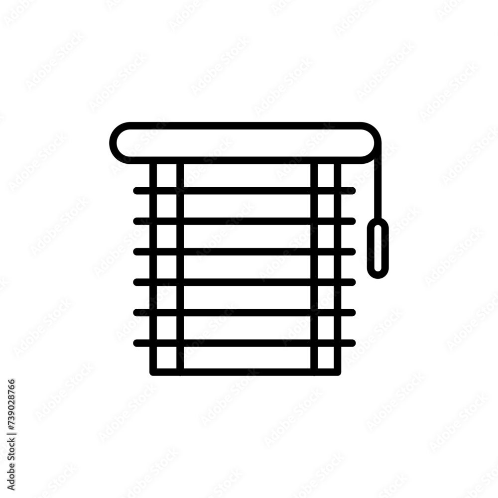 Curtain outline icons, minimalist vector illustration ,simple transparent graphic element .Isolated on white background Curtain outline icons, minimalist vector illustration ,simple transparent graphic element .Isolated on white background