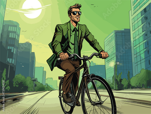 person riding a bicycle
