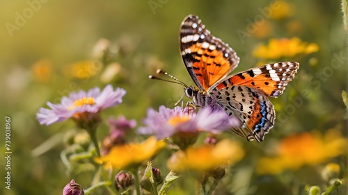 butterfly on a flower © MUHAMMADMUBASHIRALI