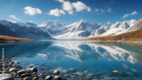 lake in the mountains