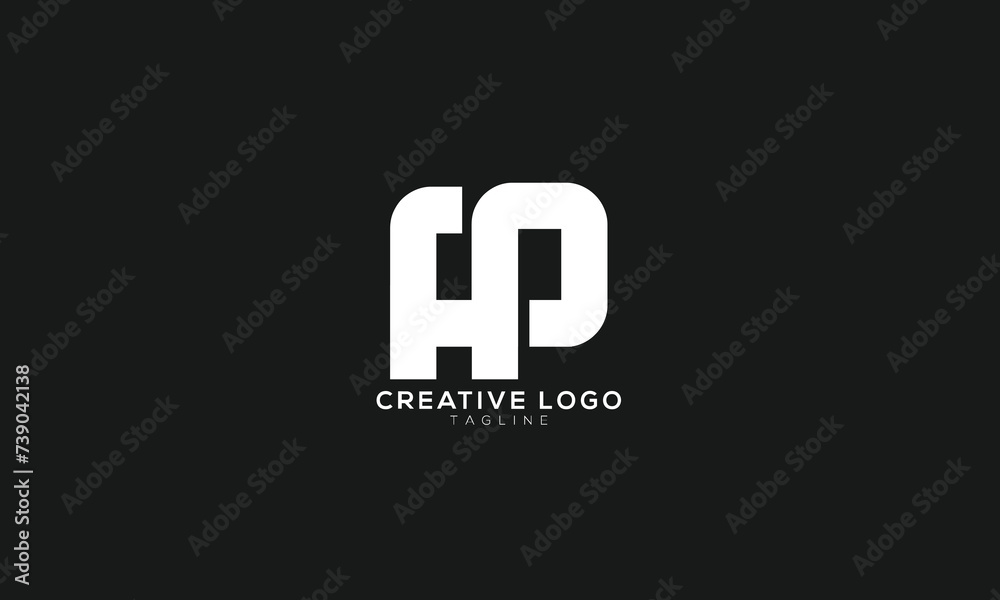 HP FP Abstract initial monogram letter alphabet logo design HP FP Abstract initial monogram letter alphabet logo design