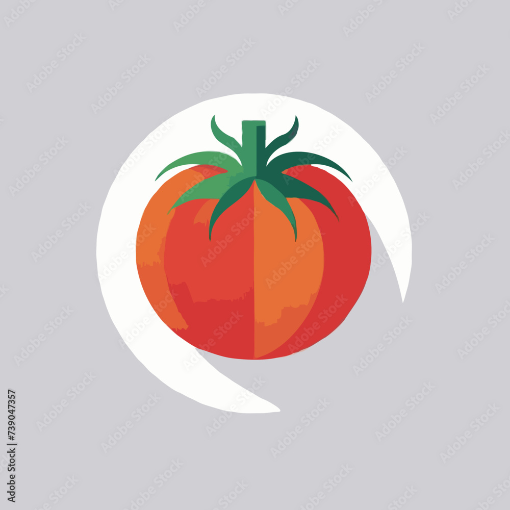 illustration of an tomato illustration of an tomato