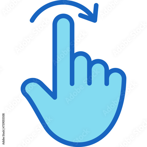Swipe Right Icon