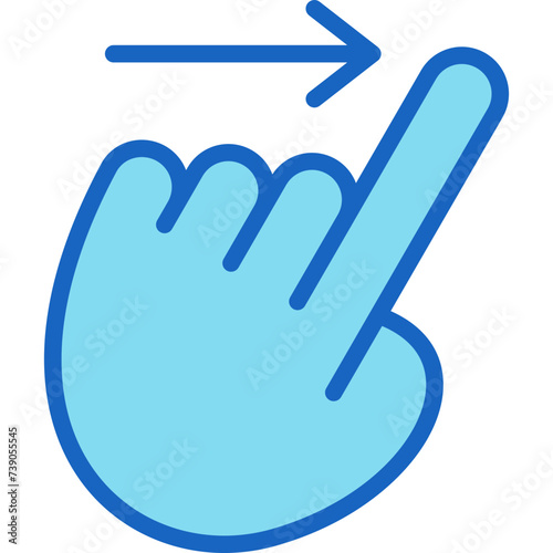 Swipe Right Icon