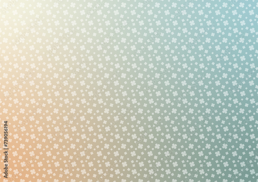 Clover leaf lucky pattern soft graphic gradient minimal background Clover leaf lucky pattern soft graphic gradient minimal background