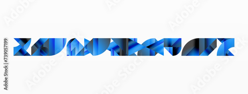 Amalgamation of geometric forms on minimalist abstract canvas, providing versatility and visual allure for digital designs, presentations, website banners, social media posts