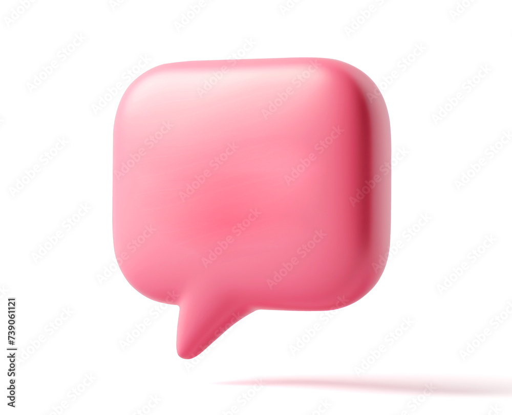 Speech Bubble Icon Illustration for Communication and Chat Design, isolated on white background, with clipping path Speech Bubble Icon Illustration for Communication and Chat Design, isolated on white background, with clipping path