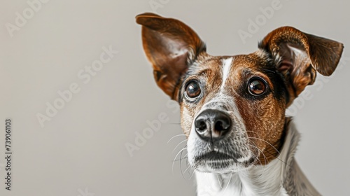 dog listening with big ear