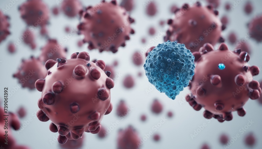 Vaccine development in action - A visual metaphor for the fight against disease Vaccine development in action - A visual metaphor for the fight against disease