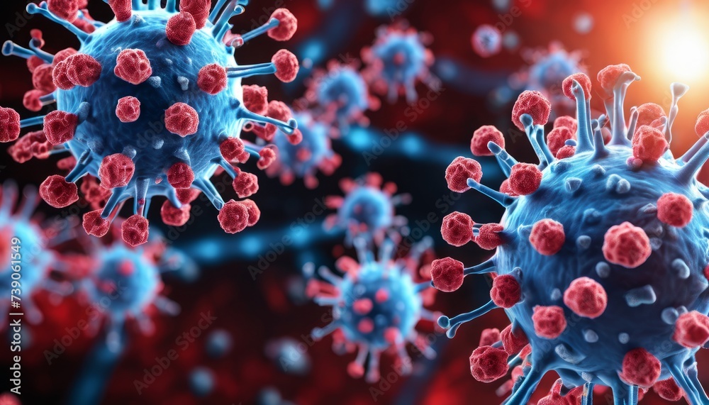 Viral Infection - A Close-Up Look at the Battle Within