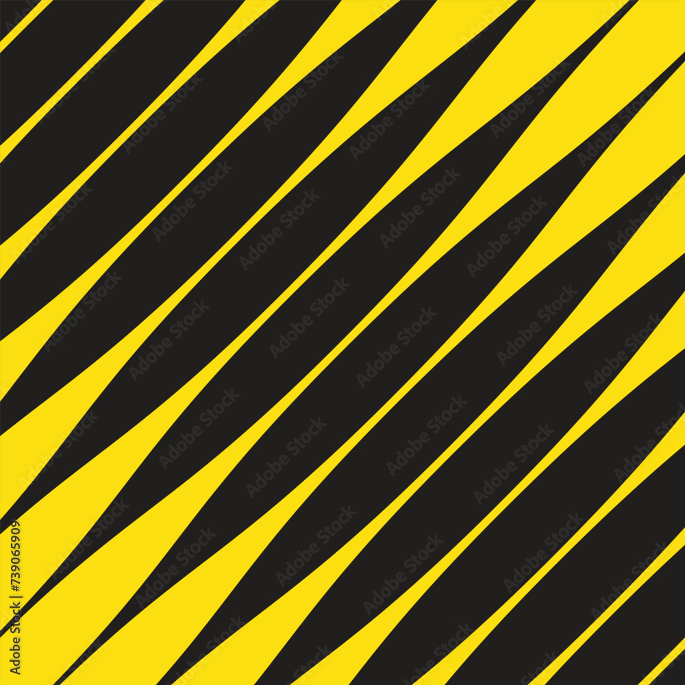 abstract geometric repeatable yellow diagonal wave line pattern on black. abstract geometric repeatable yellow diagonal wave line pattern on black.
