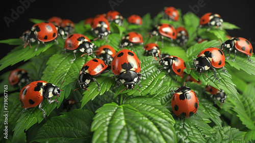 ladybird on a leaf