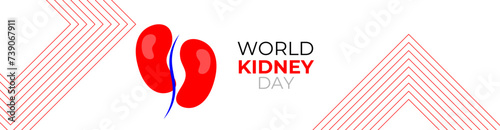 Illustration Of World Kidney Day Poster, cover Or Banner Background. Kidney care logo design. Urology vector design. World kidney day logotype. The national kidney month. vector illustration