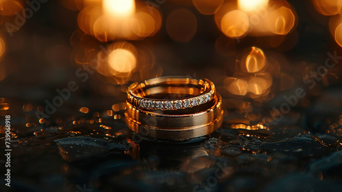 Adorn your love story with elegance. Our golden rings, timeless symbols of commitment, radiate everlasting beauty. Crafted with precision, they embody love's enduring sparkle. Seal your bond with the 
