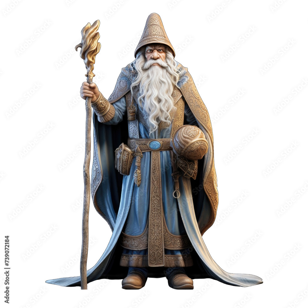 Divine render wizard png / transparent