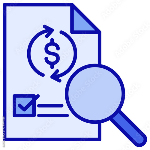 Evaluate Blue Icon