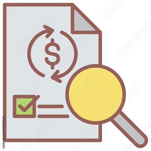 Evaluate Outline Color Icon