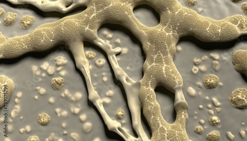  Mesoporous silica nanostructures with interconnected pores photo