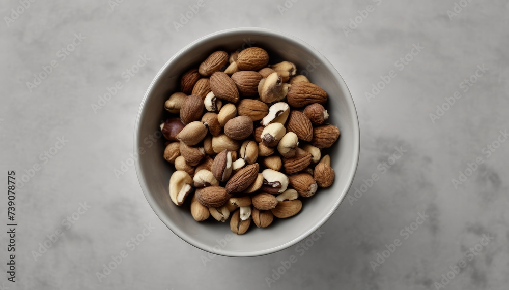 A bowl of almonds, a healthy snack option A bowl of almonds, a healthy snack option
