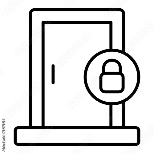 Door Lock Icon