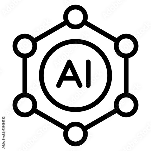 Artificial intelegent icon