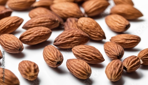  Nutty Delight - A close-up of almonds in their natural glory