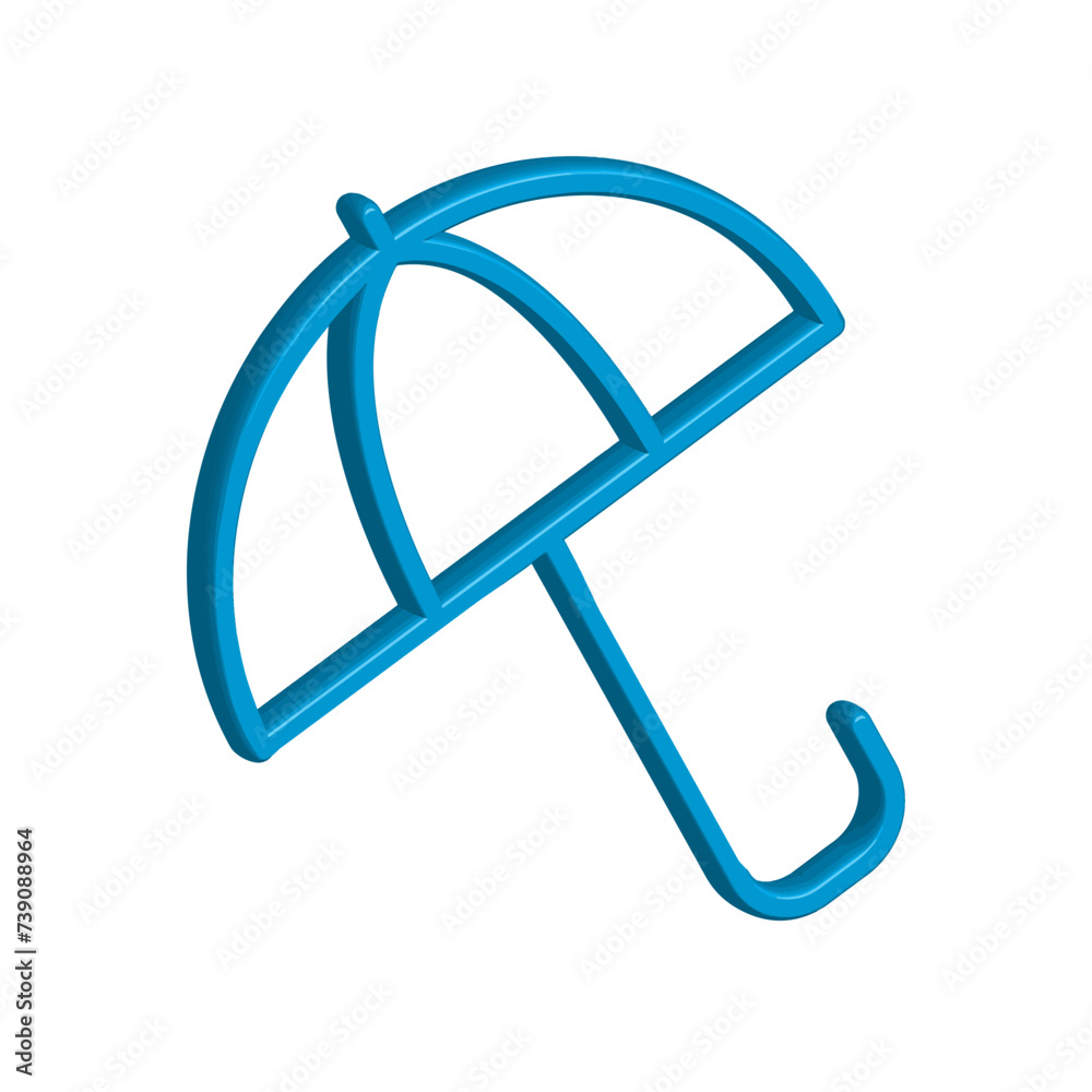 Illustration Vector Graphic of Umbrella icon Illustration Vector Graphic of Umbrella icon