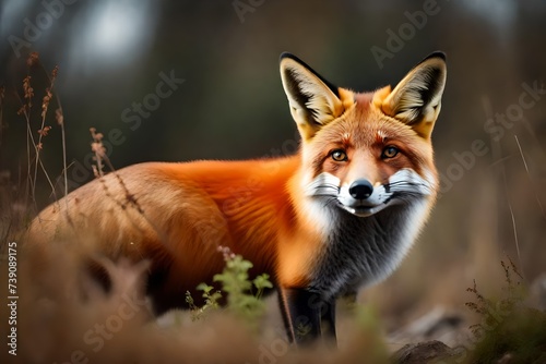 red fox in the wild © Muhammd
