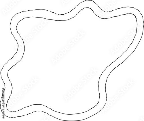 Line art abstract furniture