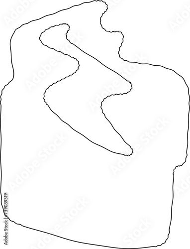 Line art abstract furniture