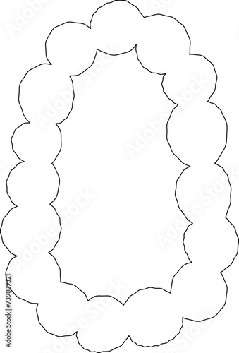 Line art abstract furniture