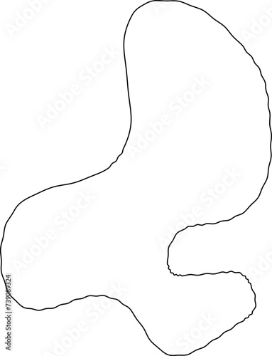 Line art abstract furniture