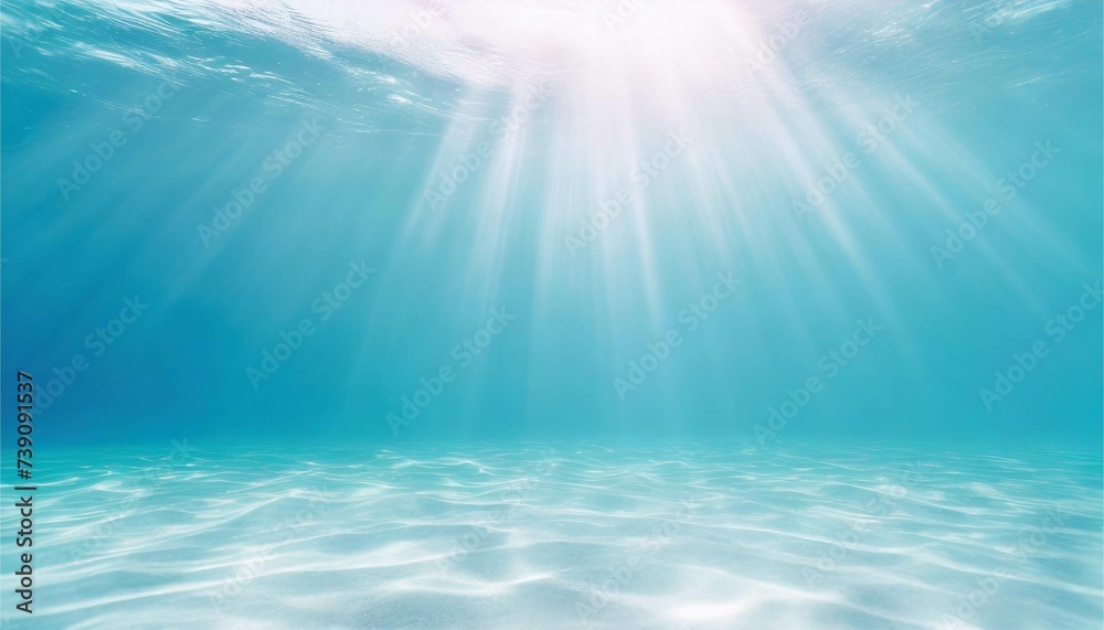 海　海底　深海　水中　トラベル　イメージ　フレーム　背景　コピースペース　AI生成画像