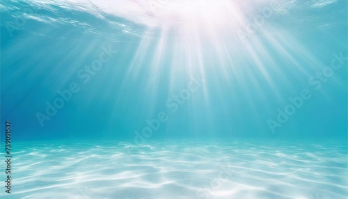 海　海底　深海　水中　トラベル　イメージ　フレーム　背景　コピースペース　AI生成画像 photo