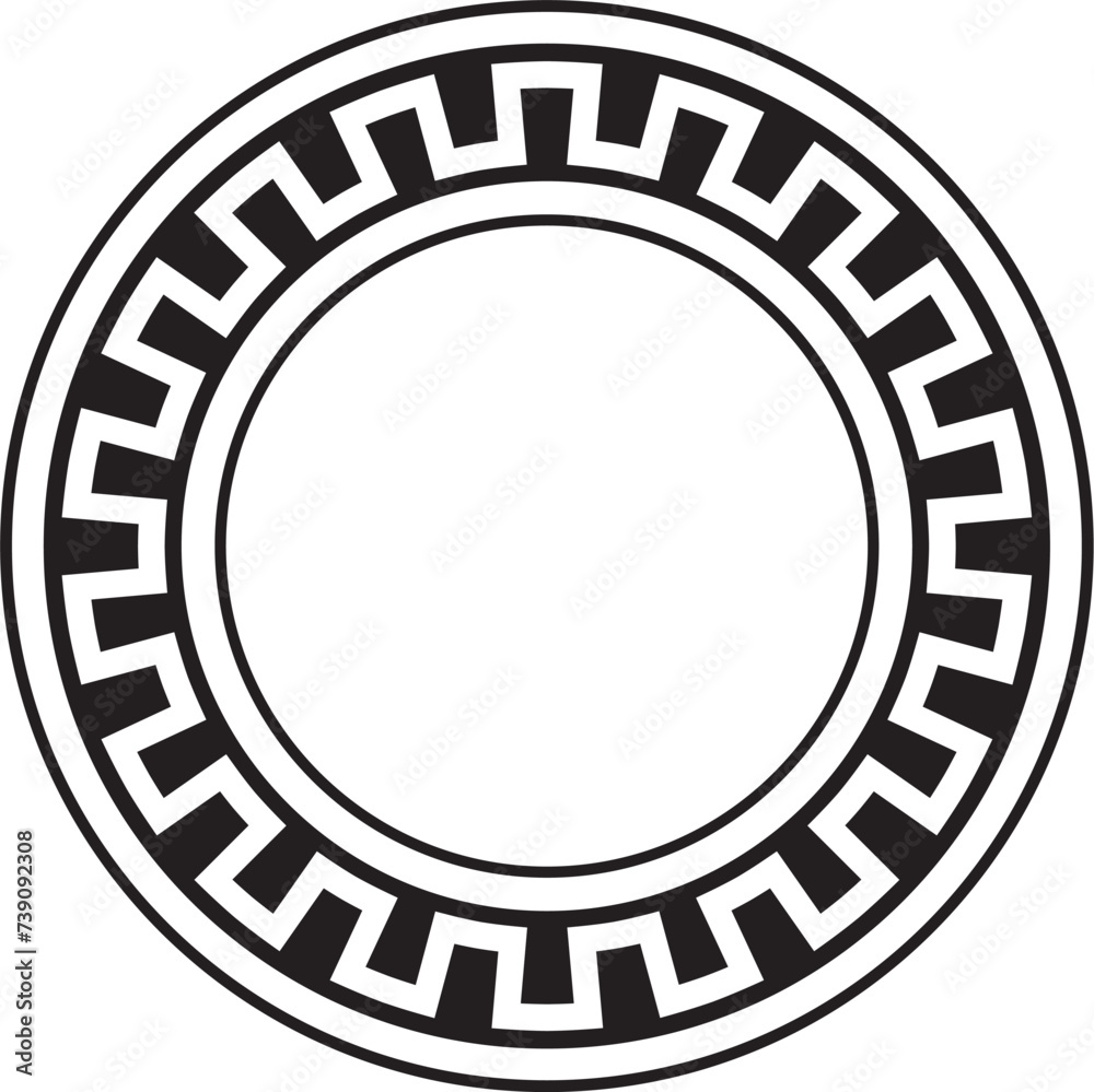 Vector round black monochrome jewish national ornament. Star of David. Semitic folk circle, pattern. Israeli ethnic sign, ring.. Vector round black monochrome jewish national ornament. Star of David. Semitic folk circle, pattern. Israeli ethnic sign, ring..