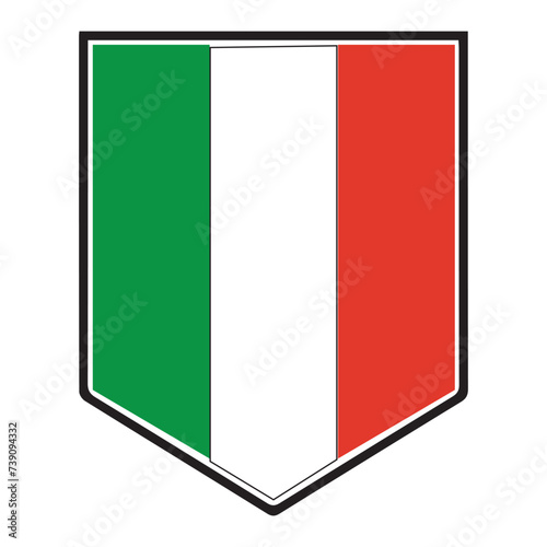 Free Download vectors illustration of the Italian flag icon - GFXLoad