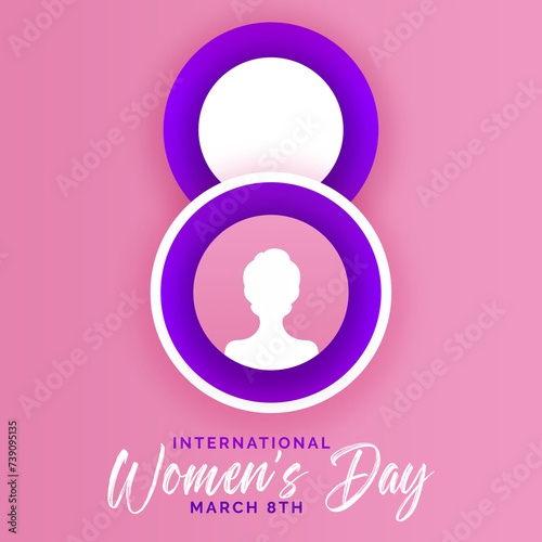 8 March International Women's Day Greeting card  (ID: 739095135)